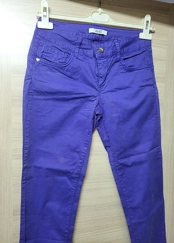 Lacivert Kadın Denim Pantolon Regular Fit - Görsel 2