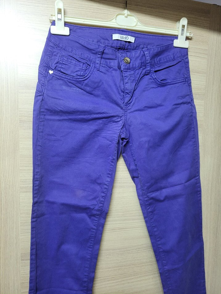 Lacivert Kadın Denim Pantolon Regular Fit - Görsel 2