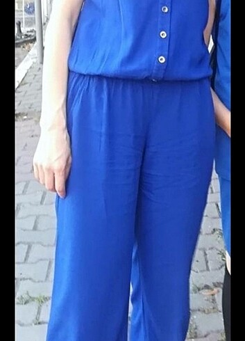 m Beden mavi Renk Mavi renk salaş tulum