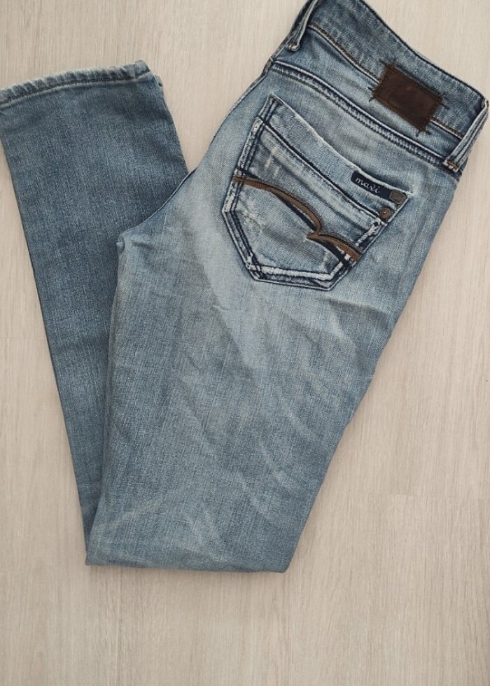 Mavi jeans kot pantolon  - Görsel 2