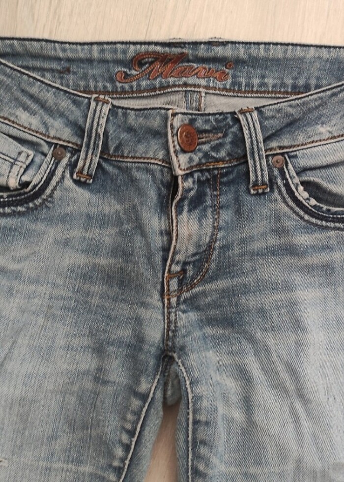 Mavi jeans kot pantolon  - Görsel 3