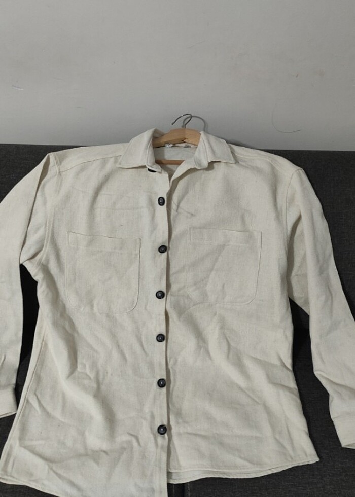 Defacto M-L uyumlu yeni oversize gömlek - Görsel 3