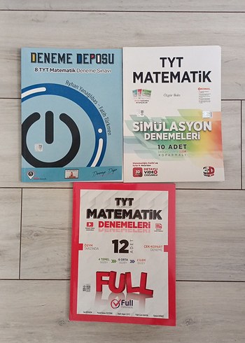 Acil, 3D, Full Yayınları TYT Matematik Deneme Seti