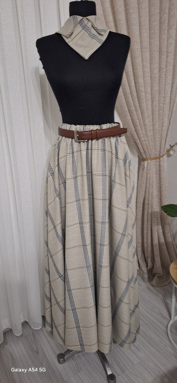 ekoseli Kilos etek - Görsel 2