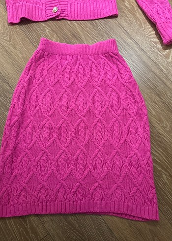 Pembe Triko Midi Takım - Görsel 2