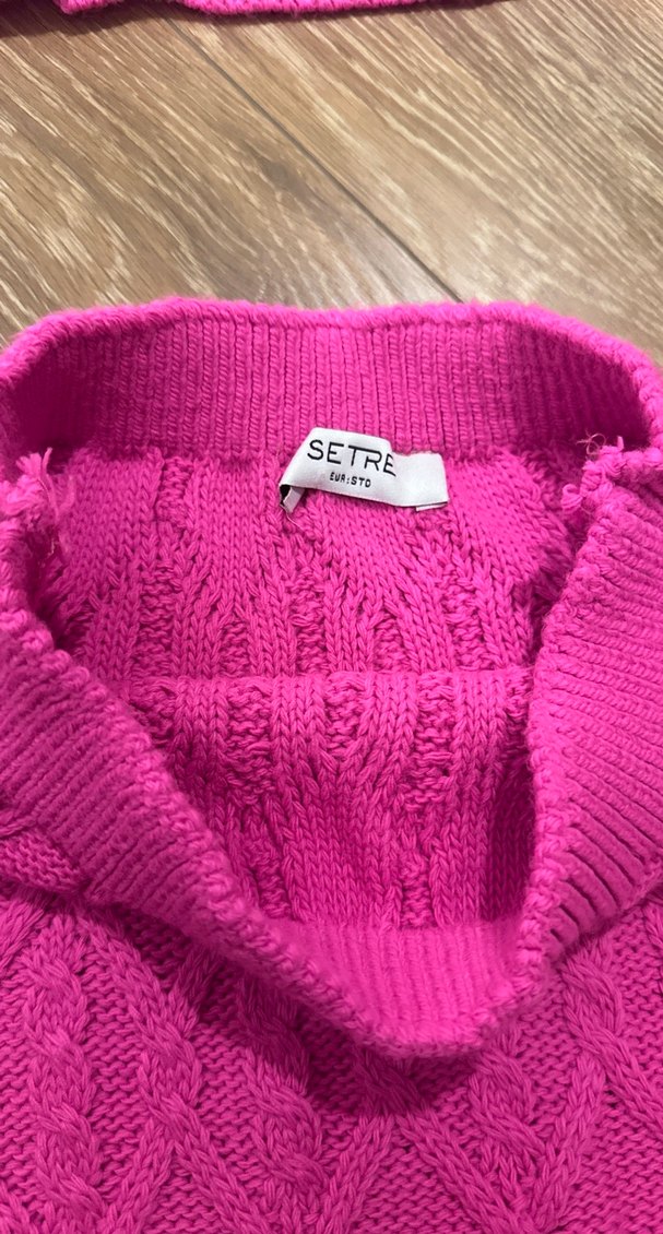 Pembe Triko Midi Takım - Görsel 3