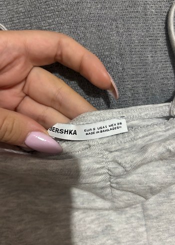 Gri Kadın Keten Askılı Atlet - Görsel 2