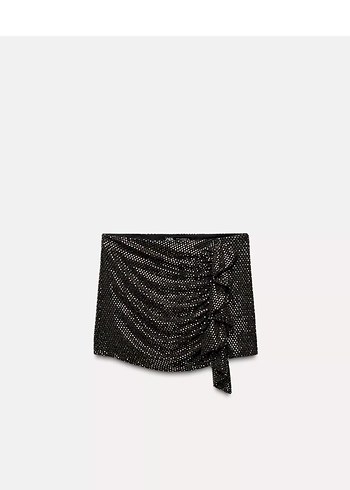 pullu etek zara