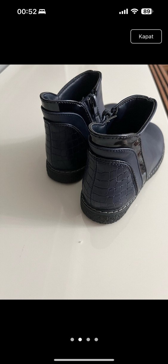 Kız Çocuk Füme Renk Tokalı Bot - Görsel 2