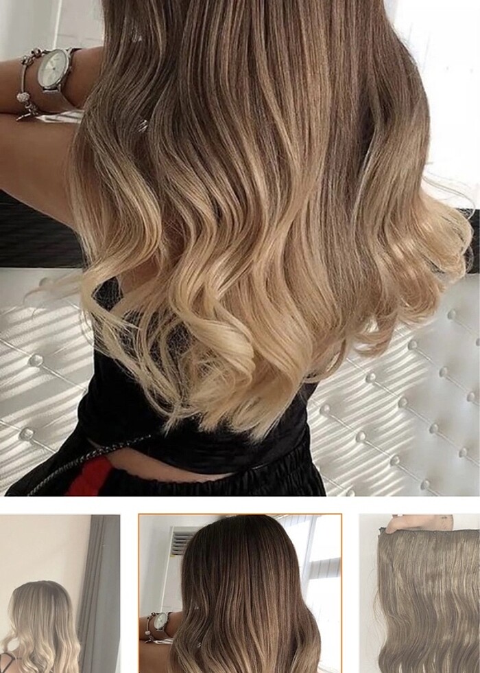 Isıya dayanıklı yarım ay çıt çıt sarı ombreli - Görsel 2