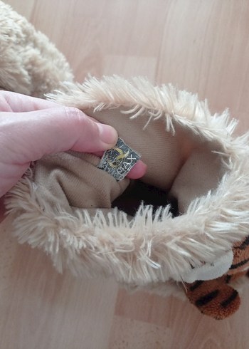 Kahverengi kaplan Desenli Erkek Ev Terliği - Görsel 3