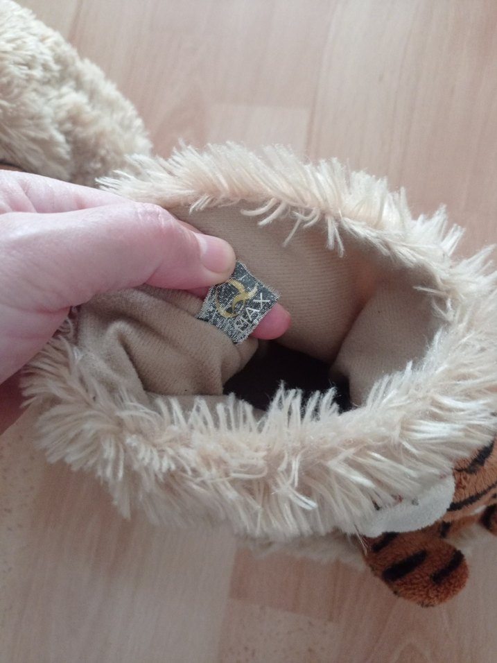 Kahverengi kaplan Desenli Erkek Ev Terliği - Görsel 3