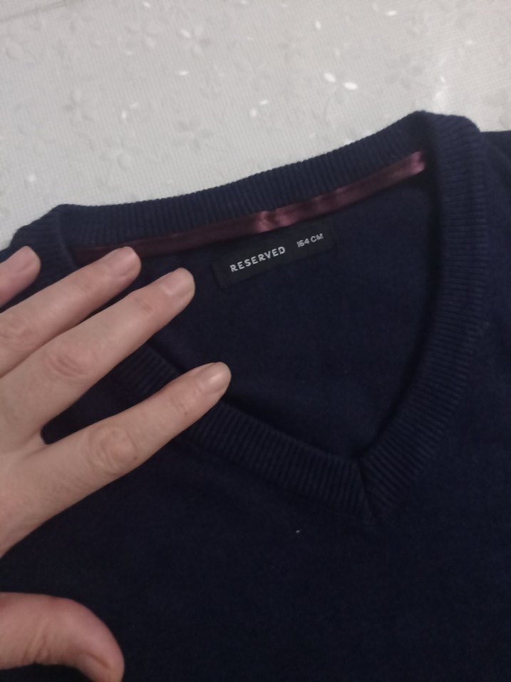 lacivert okul süveter - Görsel 2