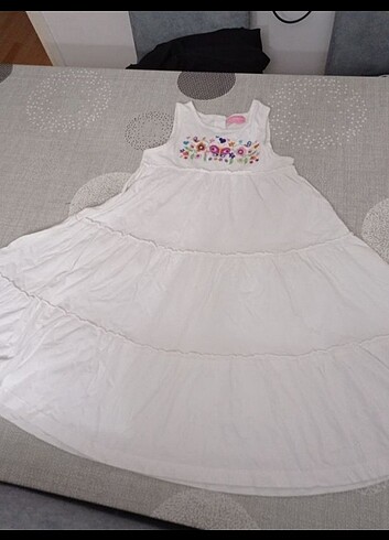 8 9 yaş kız çocuk elbise - Görsel 6