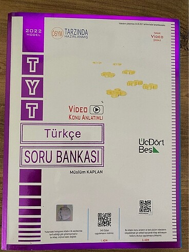 345 Yayınları TYT Türkçe Soru Bankası