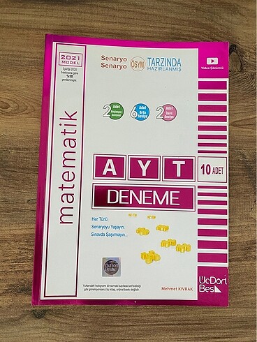 345 Yayınları AYT Matematik Denemeleri