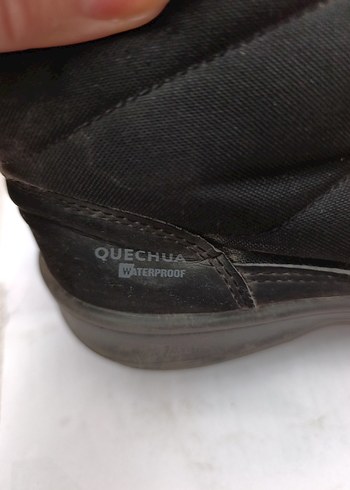 Quechua Erkek Çocuk Siyah Kauçuk Bot Velcro34