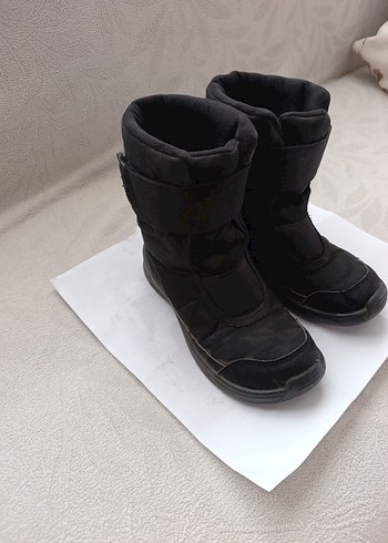 Erkek Çocuk Siyah Kauçuk Bot Velcro34
