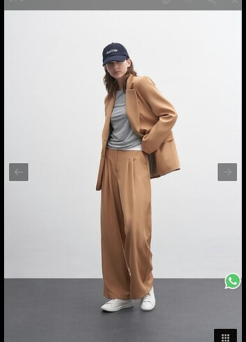 42 Beden Defacto woman pileli camel pantolon 42