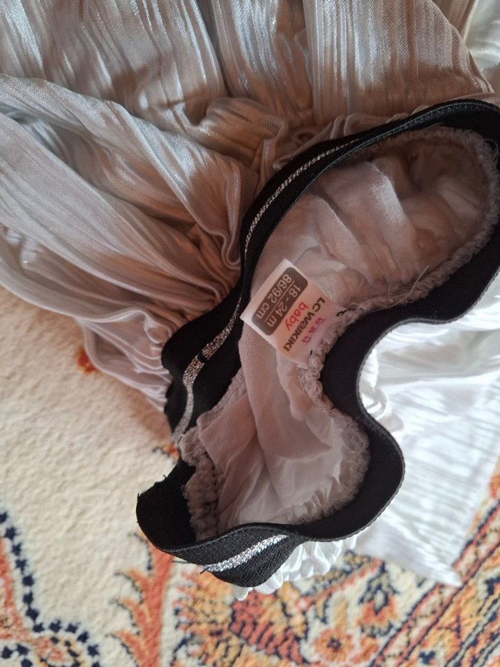 Gri Pileli Mini Etek kız çocuk - Görsel 2