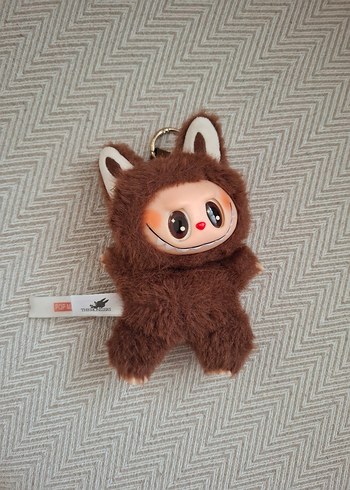 labubu Kahverengi Peluş Anahtarlık Oyuncak