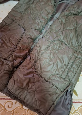 Stradivarius fermuarlı Kapüşonlu Kadın Mont - Görsel 3