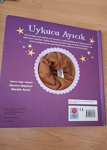 Diğer Kahverengi Peluş Ayıcık kuklalı kitap