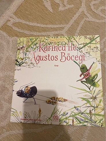 Çocuk kitap karınca ile ağustos böceği