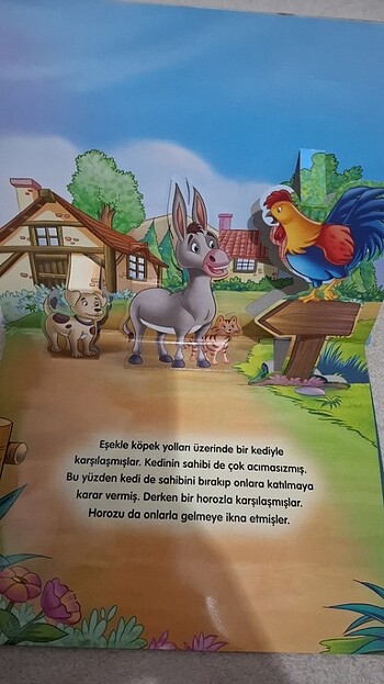 Beden Bremen Mızıkacıları üç boyutlu masal kitabı yeni gibi tertemiz