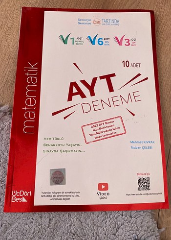 10 Adet AYT Matematik Deneme Kitabı