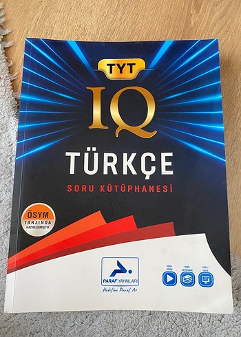 TYT IQ Türkçe Soru Kütüphanesi Paraf Yayınları