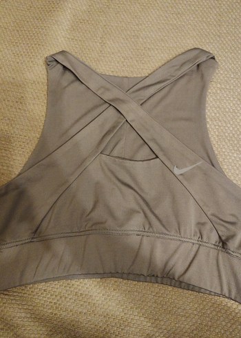 Nike haki Spor Sütyeni Çapraz Askılı - Görsel 4