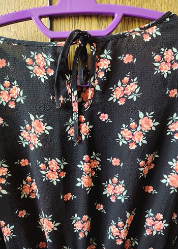 Çiçek Desenli Midi Bohem Elbise - Görsel 7