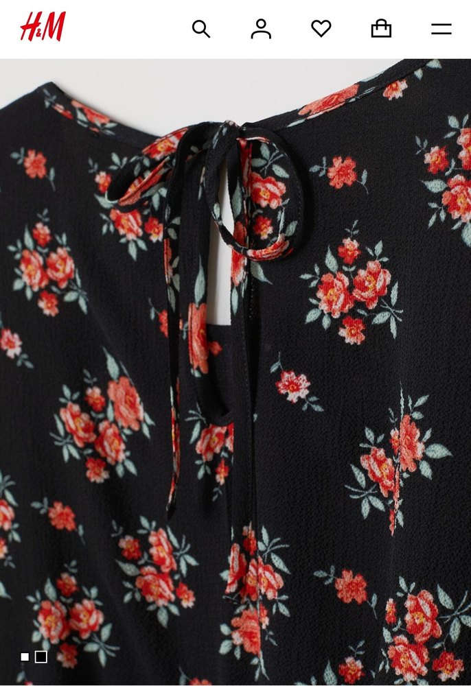 Çiçek Desenli Midi Bohem Elbise - Görsel 2