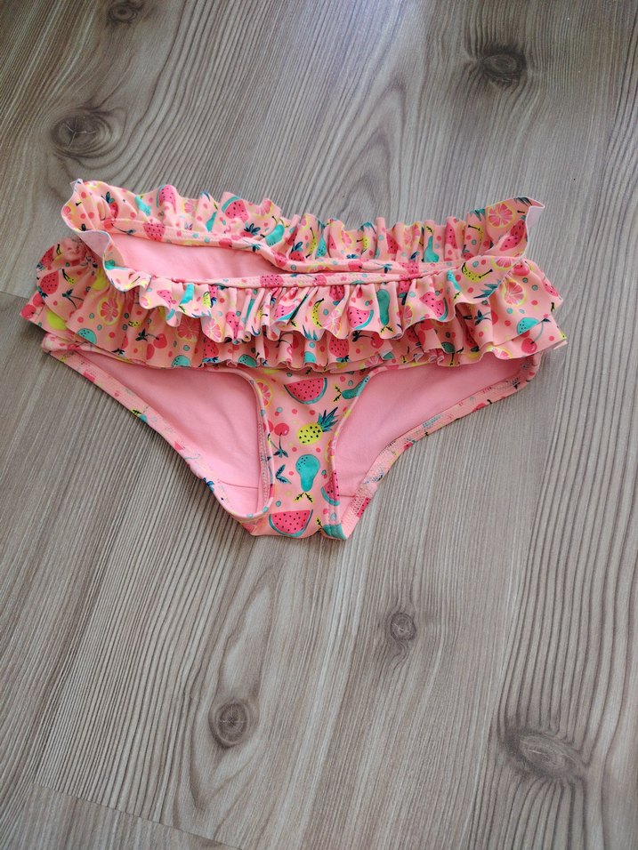 Kız Çocuk Pembe Baskılı Bikini Altı - Görsel 2