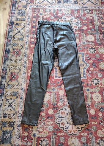 hot fashion Deri Kadın Pantolon - Görsel 2