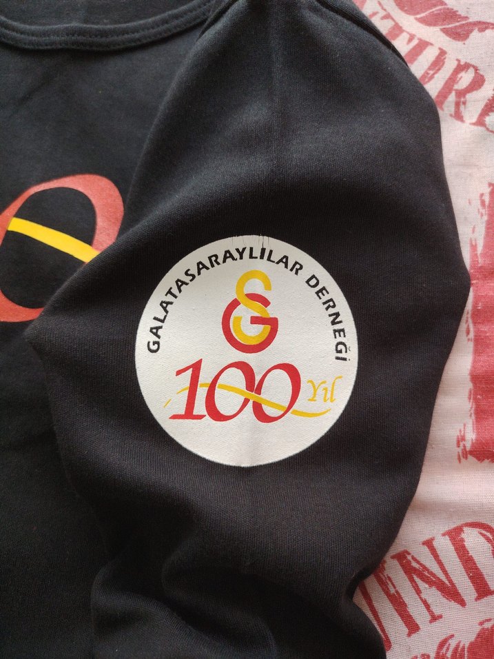 Siyah Uzun Kollu Baskılı Tişört - Görsel 2