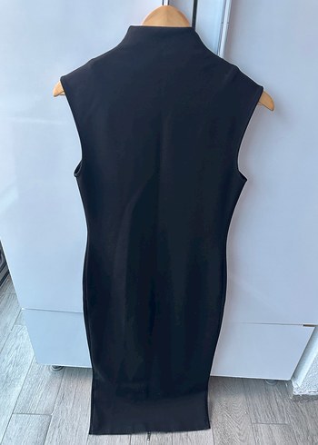 Zara Midi Fermuarlı Elbise - Görsel 6