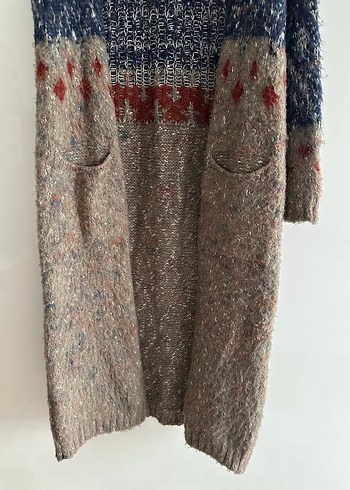 Pull&Bear Uzun Hırka - Görsel 5