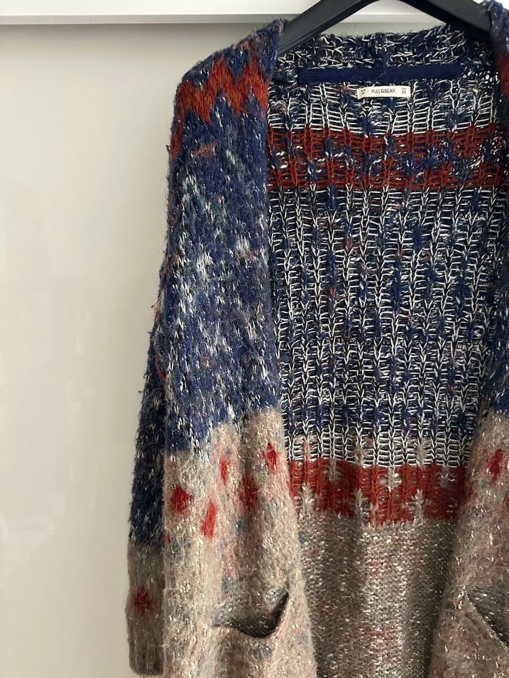 Pull&Bear Uzun Hırka - Görsel 2