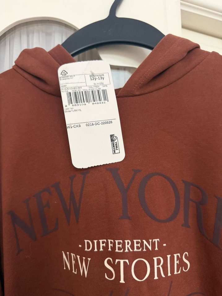 LCW Kapüşonlu Sweatshirt Elbise - Görsel 2