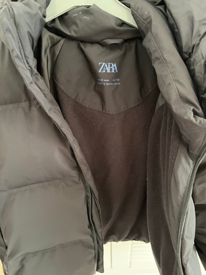 Erkek Çocuk siyah 6 yaş zara mont - Görsel 2