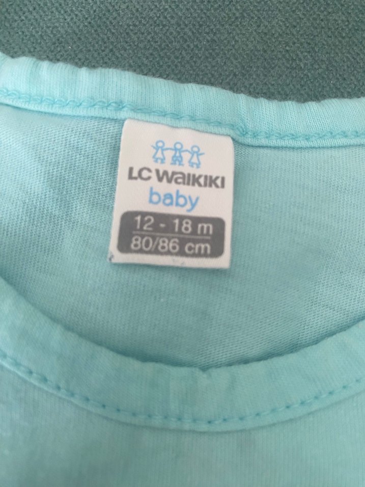 Turkuaz Erkek Çocuk Baskılı Kısa Kollu Tişört ve Şort - Görsel 3