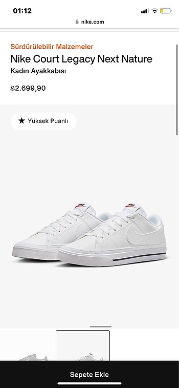 Nike Court Legacy Next Nature