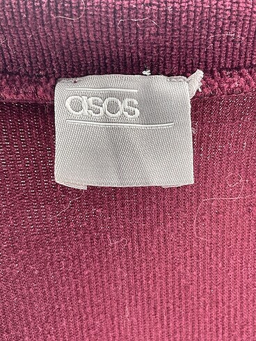50 Beden bordo Renk Asos Çan Elbise %70 İndirimli.