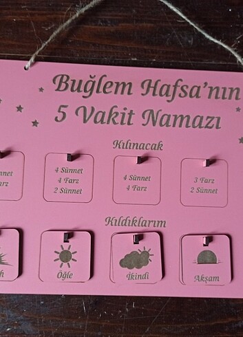 Diğer Namaz takip panosu
