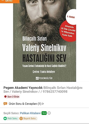 Hastalığını sev