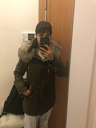 Zara tuylu parka