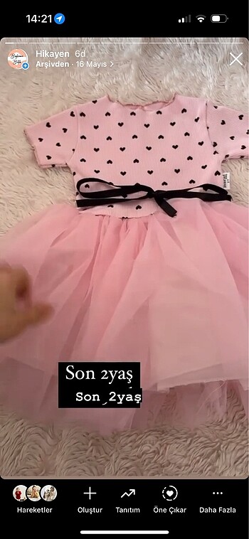 Pembe elbise