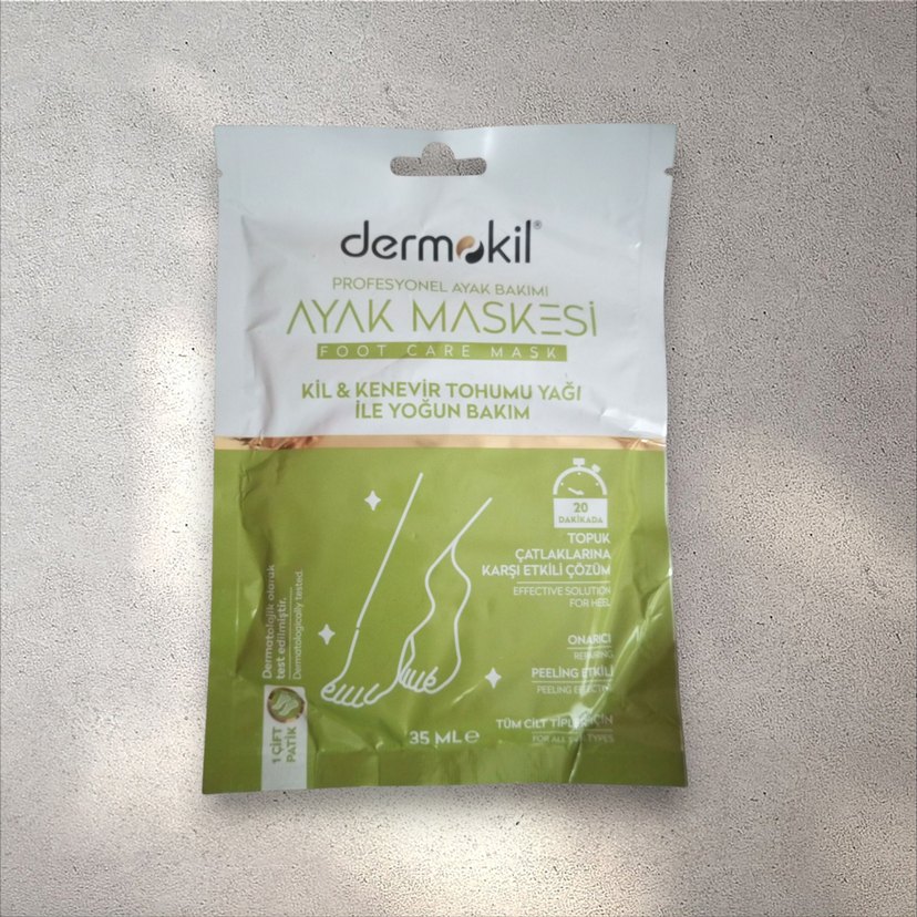 Dermokil Kil ve Kenevir Tohumlu Ayak Maskesi 35 ML - Görsel 4